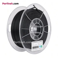 تصویر محصول فیلامنت PLA مشکی یوسو 1.75 میلیمتر یک کیلوگرمی ( YS Filament)